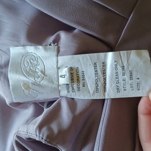 Lavender bridesmaid gown - Picture 8 of 13